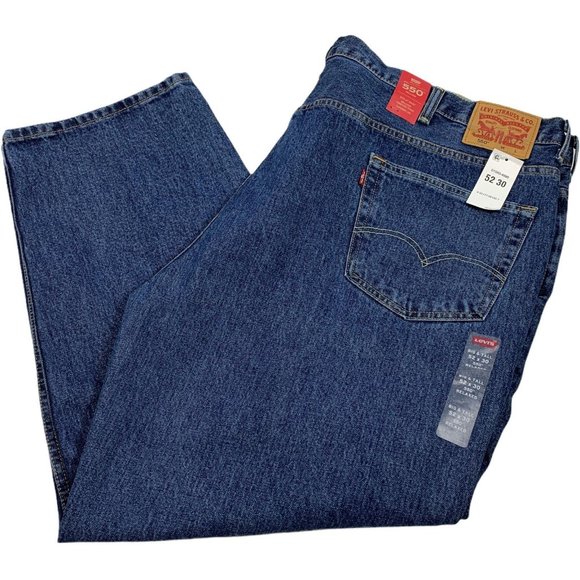 Levi's 550 Relaxed Fit Jeans 52 X 30 NWT Tapered L - Picture 2 of 7